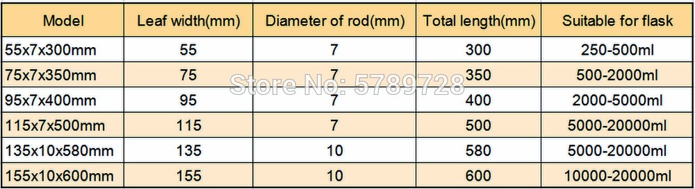 1pc stainless steel two-leaf folding crescent blade propeller crooked paddle suitable for glass flask,Used in lab mixing tools