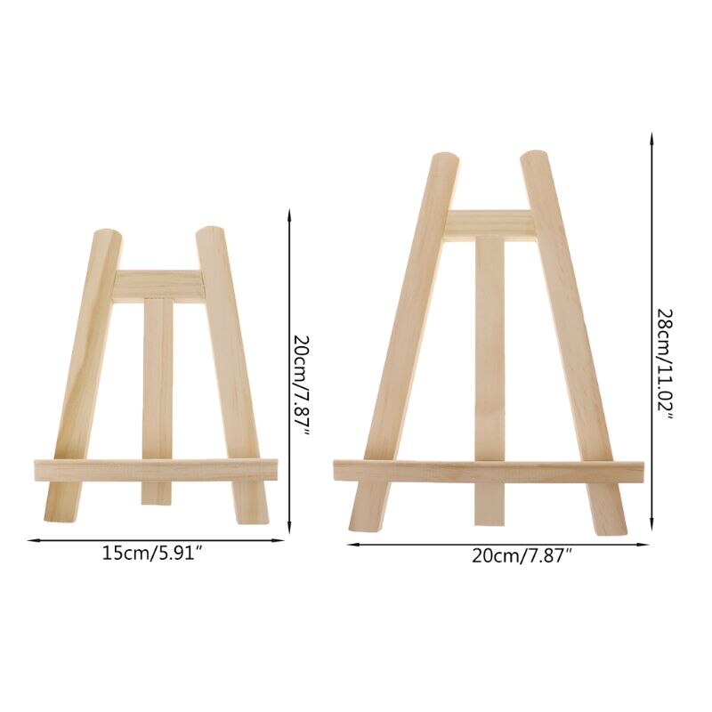 mini drewno sztaluga reklama wystawa półka ekspozycyjna malowanie uchwyt stojak dla artysty sztalugi obraz rzemiosło drewniany stojak