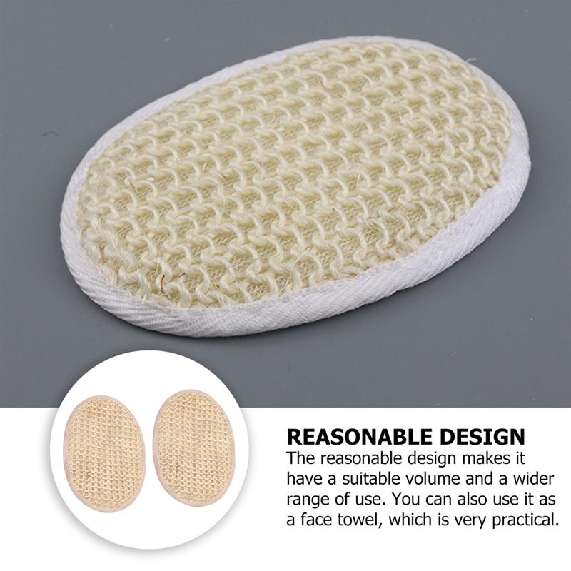 6pcs Loofah Back Scrubbers Exfoliating Loofah Back Scrubber Back Washer Cleaner Bath Wipe Back Washer Exfoliating Loofah Wipe