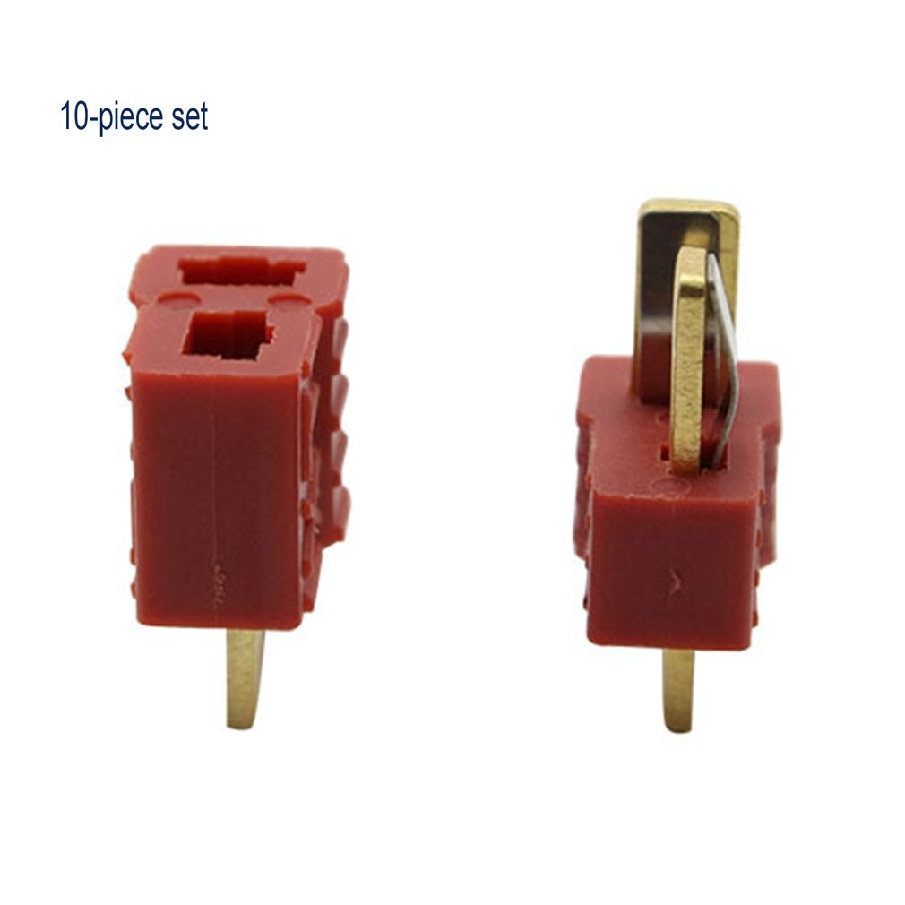 10 Pairs T Plug Deans Set di connettori terminali per RC LiPo batteria elicottero maschio/femmina terminali connettori adattatore