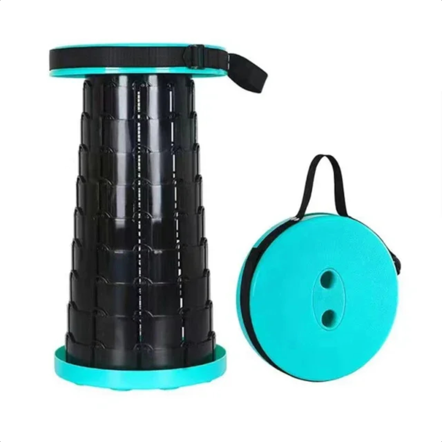 Versatile Folding Beach Lounge Chair with Fishing Function - Portable Outdoor Stool for Camping and Travel: Verde