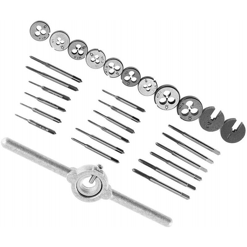 Easchwork Juego De 15 Piezas De Roscas Métricas Master Thread Rethreading Kit Universal M6 M8 M10 M12 Tamanos Restaurador De Roscas Con Estuche