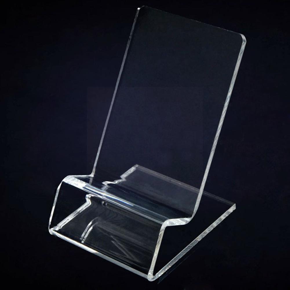 Transparent Acrylic Display Stand Desk Shelf Cell Phone Business Stand Stand Card Business Office Holder Card Desktop Displ
