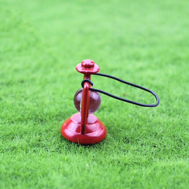 Nuovo 1: 12 in Miniatura Casa Delle Bambole Rosso Cherosene Lampada di Olio per Blyth BJD Casa di Bambola Decorazione Accessori Giocattoli per I Bambini