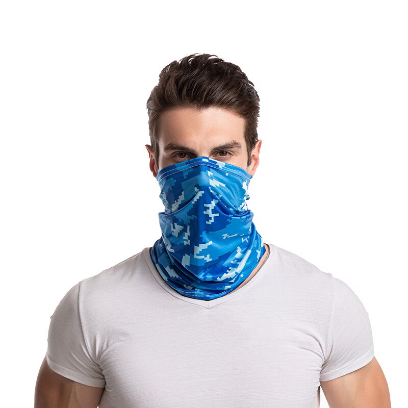 Camouflage Polyester Scarves Face Dust Mask Outdoor Sport Cycling Bandanas Camping Hiking Washouts Headwear Magic Scarf: 9
