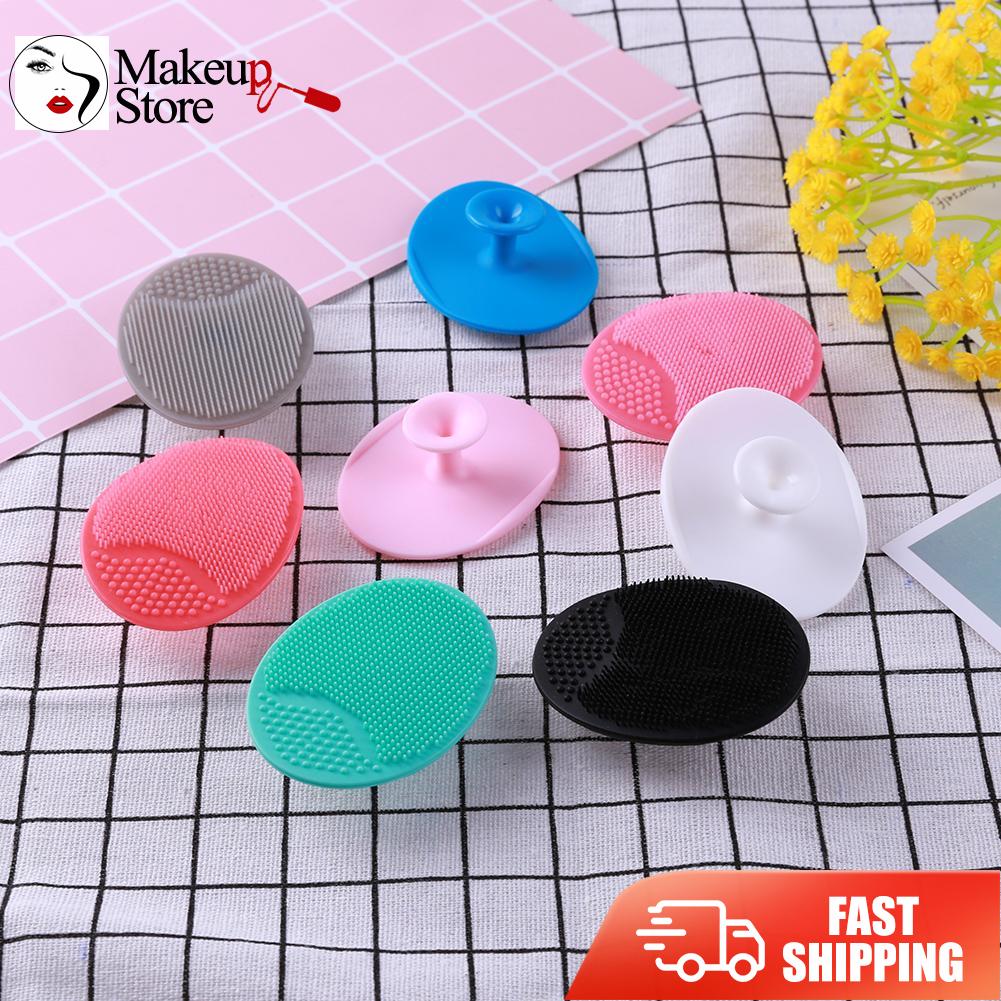 Silicone Wash Brushes Pad Blackhead Face Exfoliating Cleansing Brushes Facial Skin Care Beauty Makeup Tools