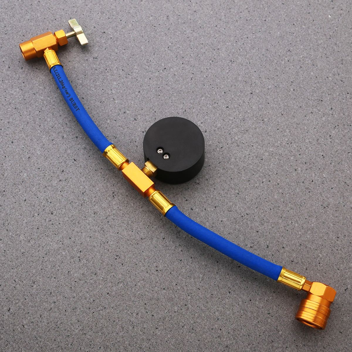 Winomo  r134a ilmastointi kylmäaineen täyttöletku mittarilla autolle  (1/2 kierre amerikkalaiselle ja euroopalle ) a35