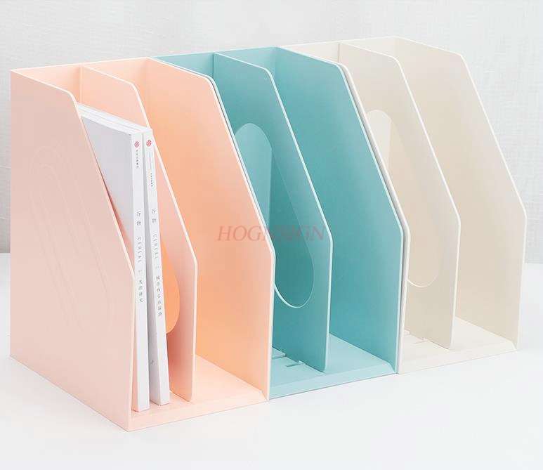 Apprentissage papeterie classeur épaissi en plastique bibliothèque dossier données cadre livre boîte de rangement bureau de bureau