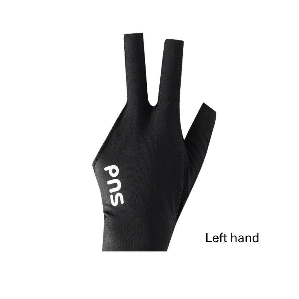 PNS Glove High Grade Billiard Glove Pool Snooker Left Right Hand Silicone Mat Non-slip Wear-resist Durable: Black left