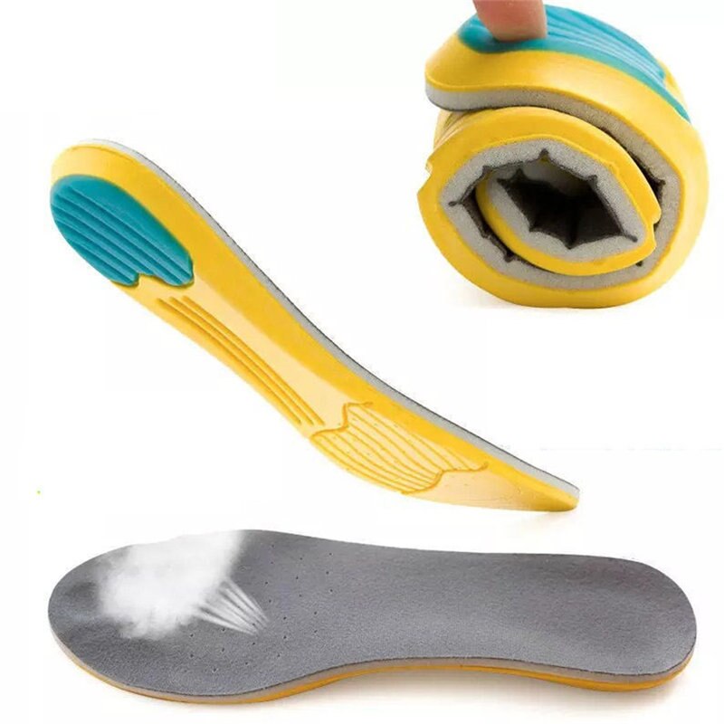 Soft Insoles Cushion Foot Care Shoe Inserts Pad Shoe Gel Cool Deodorant Orthotic Silicone Insole