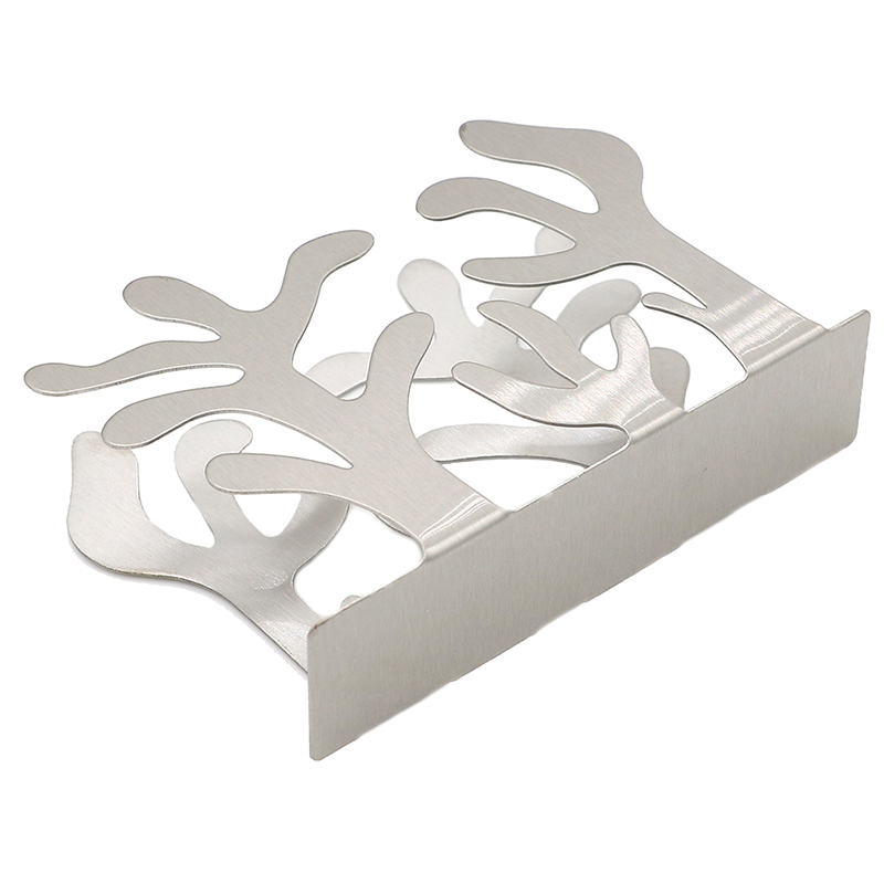 Hult træ metal servietholder papirdispenser tissue rack hvid hjemmefest spisebord dekoration