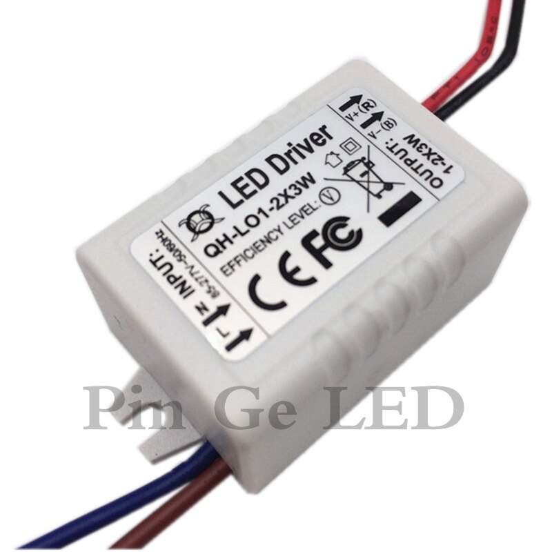 Constant Current LED Driver 1-2x3W 600mA 3-7V 3W 6W 600 mA 3 6 W Watt External Lamp Light COB Power Supply Lighting Transformer