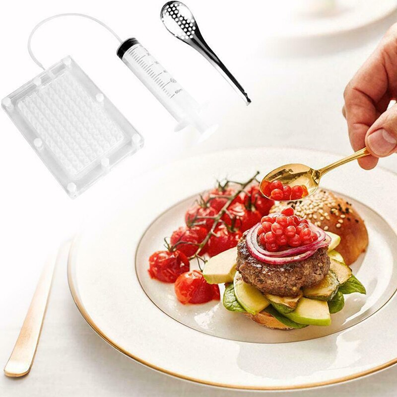 Caviar Maker Set 100-hole Maker Molecular Gourmet Tools Home Kitchen Supplies Kitchen,Dining & Bar FP8