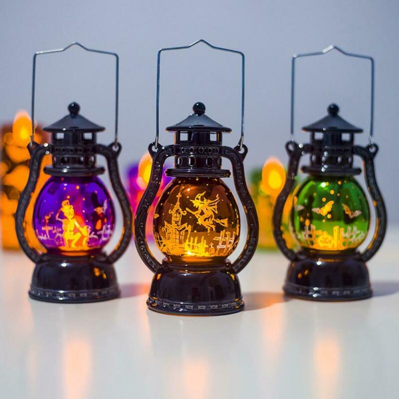 Halloween Hängen Party Licht Dekoration Laterne LED Lampe Schläger Skelette Hexe