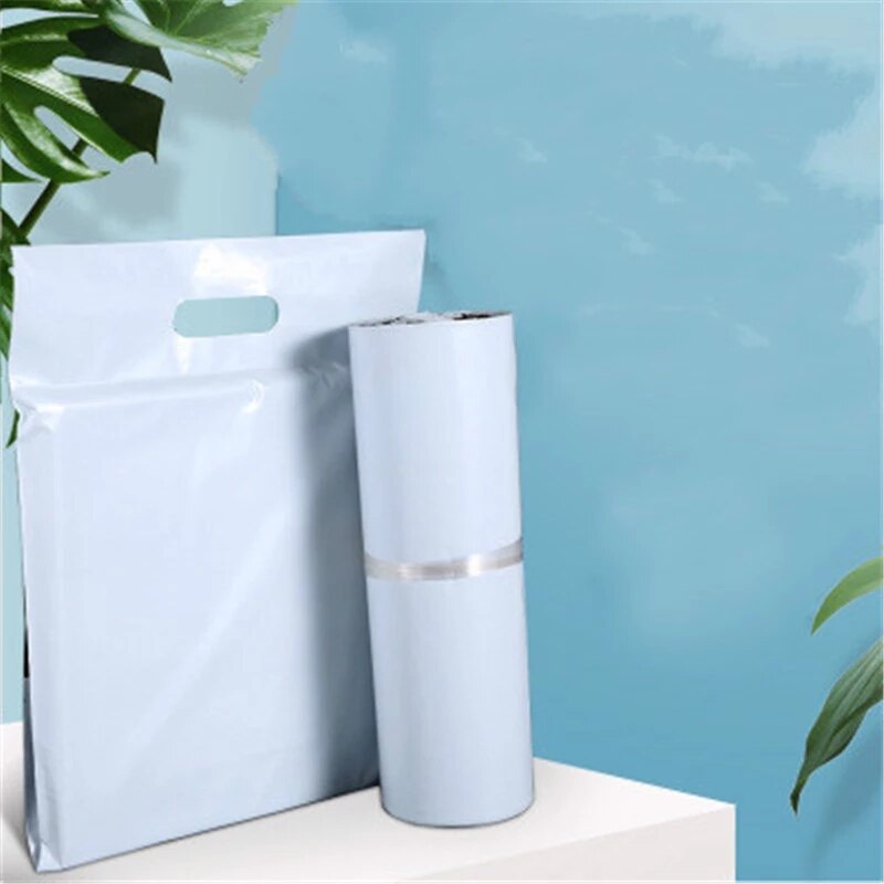 Inplustop 50 Stks/pak Plastic Tote Express Bag Thicken Waterdicht Zelfklevend Seal Pouch Mailing Zakken Paars Poly Mailer Zakken