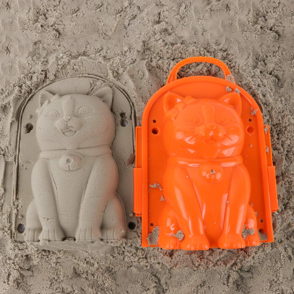 Beach Sand Game 3D Cartoon Mold Beach Snow Sand Model Children's Model Toys Children Outdoor Beach Playset: 39008-3