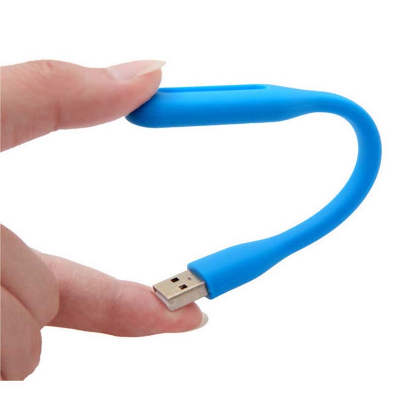 Muti-färg mini ledde usb nattbelysning flexibel bok läslampa bärbar ficklampa belysning för power bank telefon laptop