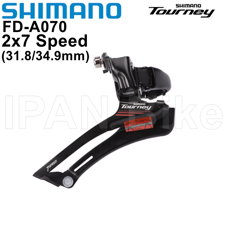 Dérailleur Avant Shimano FD-A073 Tourney - Compatible 7 Vitesses Et Plateau 50T