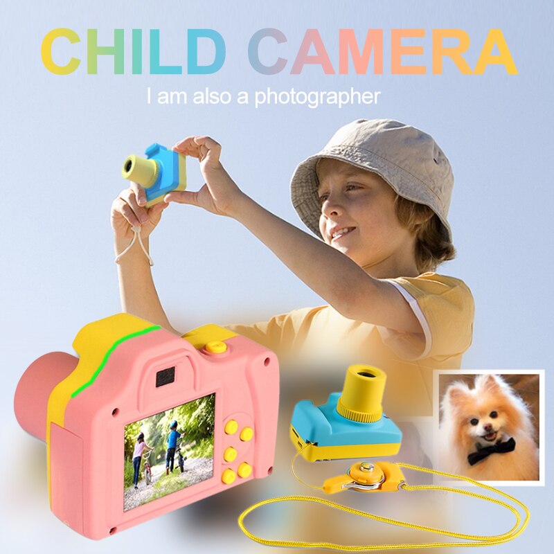 Toy Camera SLR Kids Support TF Card Hd Mini Multifunction Shoot Aesthetic Record Baby Digital Camera