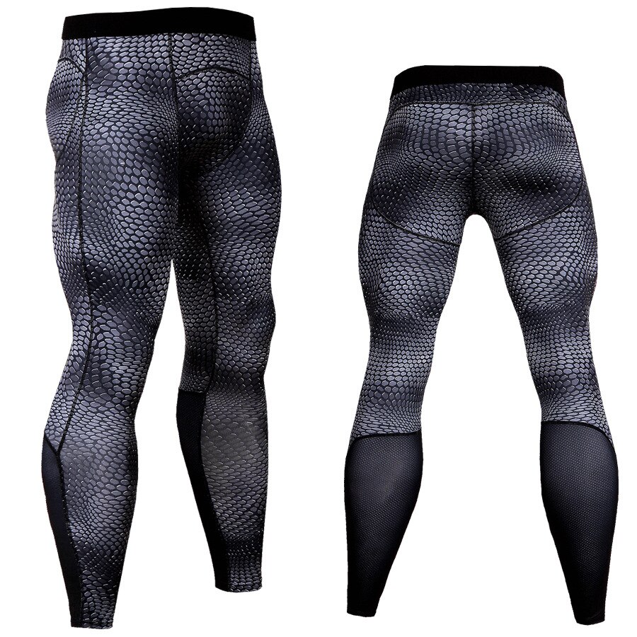 2018 Pantaloni Da jogging Uomini sport ghette Pantaloni Da Corsa Pantaloni Lunghi Rapida Asciugatura del Sudore Palestra fitness Compressione Collant