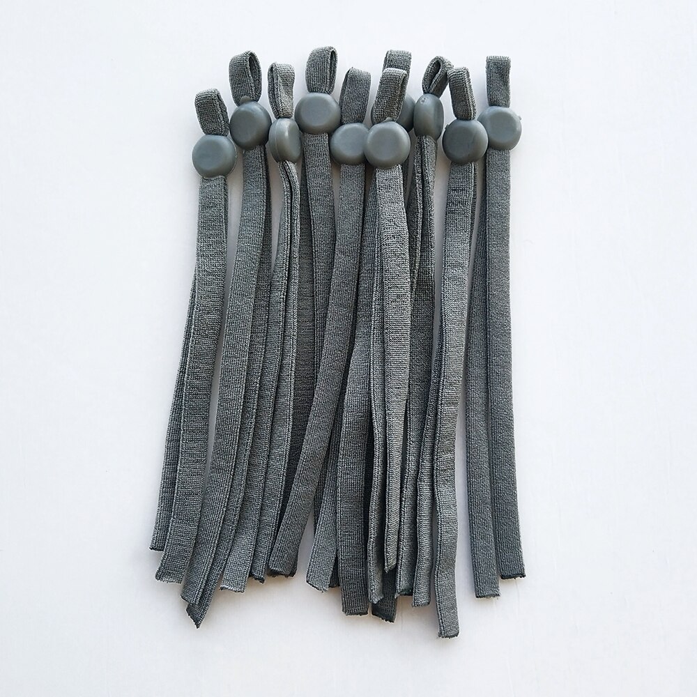 10 Pcs Diy Platte Masker Elastische Band Zwart Wit Rubber Touw Oor Opknoping Touw Verstelbare Zachte Elastische Naaien Ambachtelijke Accessoires: Color 11