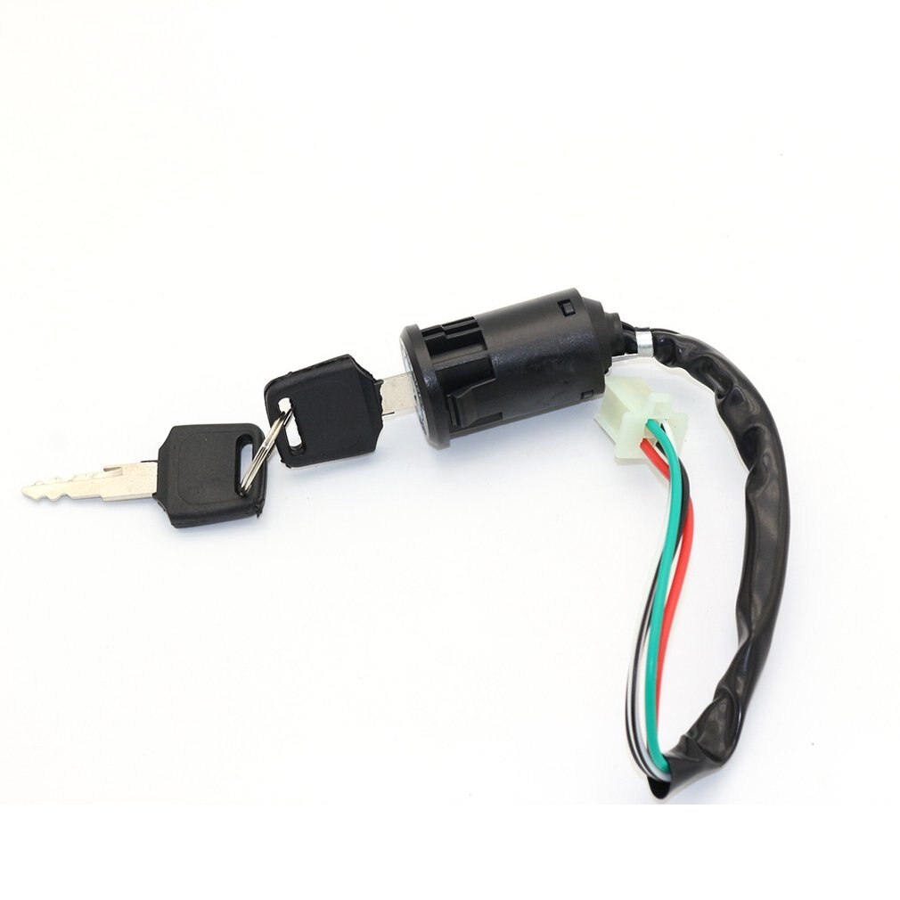 4 Wire Ignition Key Barrel Switch For Most All Quad & Dirt Bikes 50cc 110cc 125cc 250cc PIT Quad Dirt Bike ATV