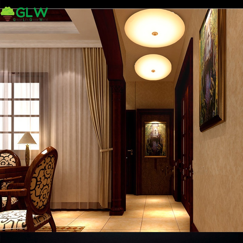 GLW 12W 18W PIR Motion Sensor LED Plafond Verlichting Opbouw Lamparas De Techo voor Gang Trappen Depot kid Kamer Passway