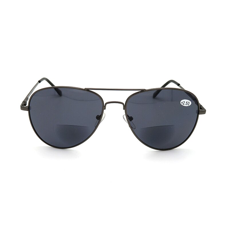 Polarized Pilot Bifocals Reading Sunglasses Magnifier for Women Men Look Near Far Presbyopia Spectacles Old Man Eyeglasses