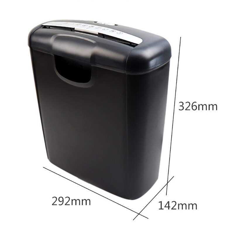 Paper Shredder Home Electric Mute Shredder Mini Household Paper Shredder Cutter Folding Machine for Office-US Plug