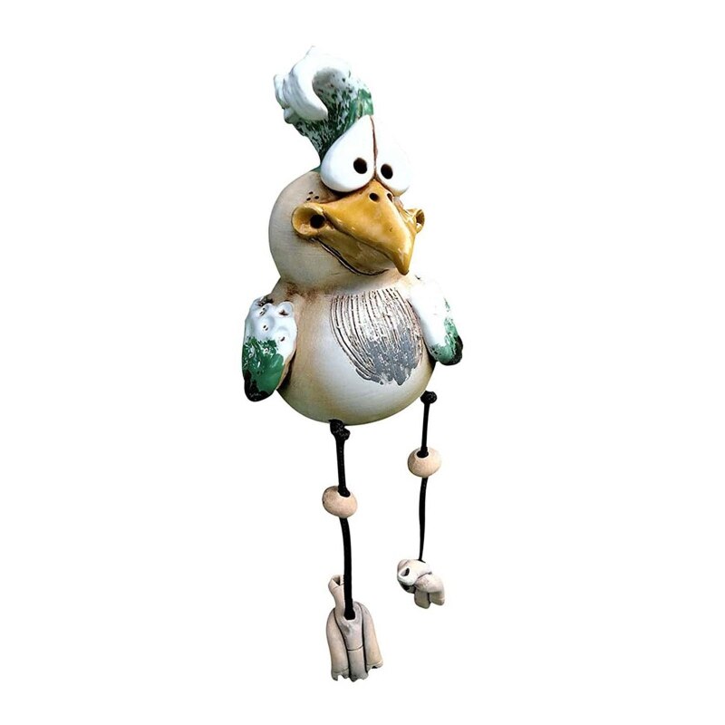 Statue d'oiseau de jardin créative, ornement de pelouse de cour, nouveauté, décoration d'intérieur et d'extérieur, artisanaux pour voisins, 2022