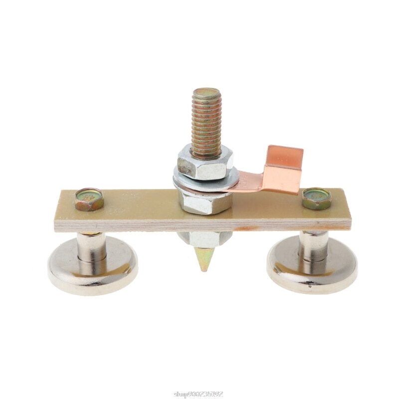 Strong Magnetic Ground Clamp Connector with Conductive Rod Stud for Welding Machine Auto Bodywork Repair Tools S18 20Dropship