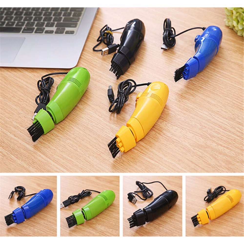 Computer Keyboard Vacuum Cleaner USB Mini Vacuum Cleaner Mini Cleaner Computer for PC Laptop Desktop Notebook Brush Dust Kit