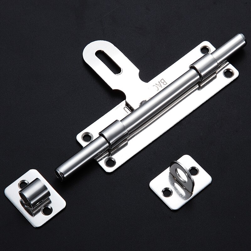 House Hardware stainless steel door bolt door latch hasps 4\ 6\8 inch wooden door steel door used with padlock