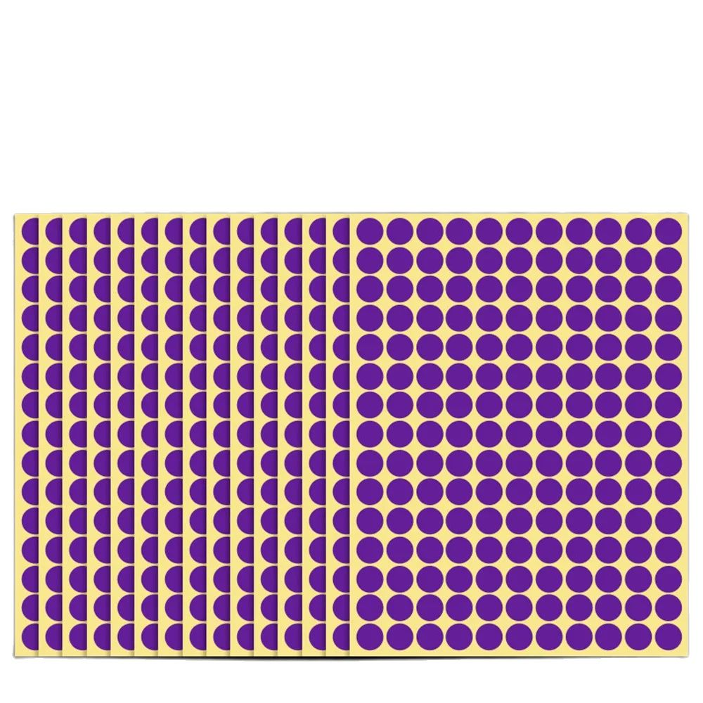 100 mm/10 cm, grote ronde stickers, 4 inch grote cirkellabelstickers, 15 vellen/zak: Licht Geel