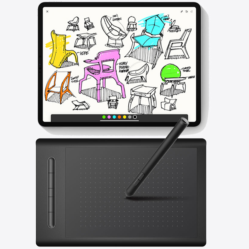 Vson Drawing Board Handwriting Pad Kids Portable 8192 Levels Pressure Electronic Graphic Tablet Desktop PC Supplies