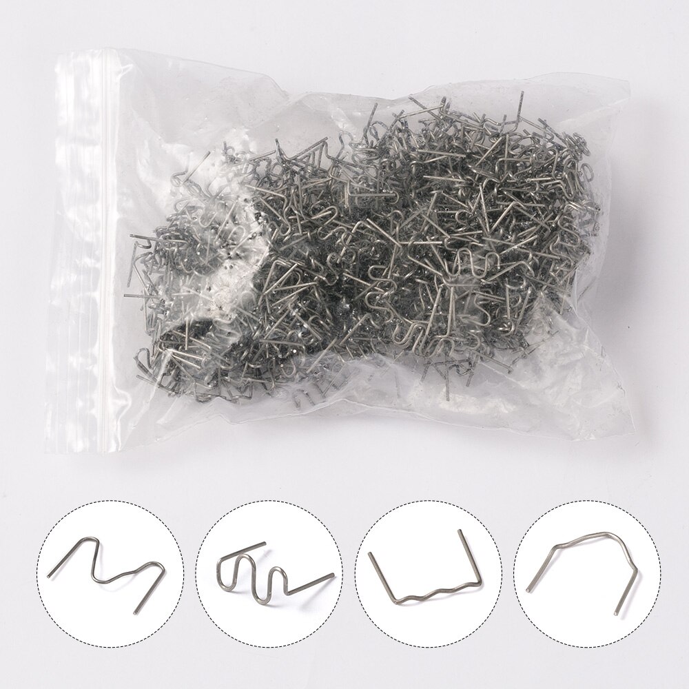 Nietmachine Plastic Reparatie Standaard Pre Cut Wave Nietjes Bumper Carrosserie Reparaties 0.8Mm Wave Nietjes Rvs