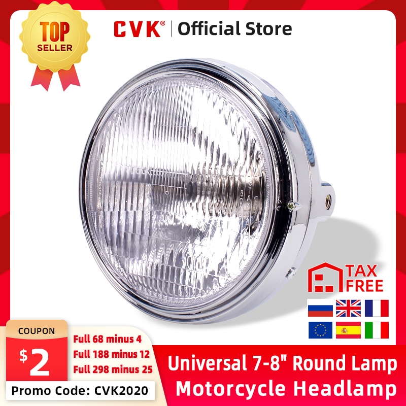 Faro delantero para motocicleta CVK para HONDA Hornet CB400 CB500 CB600 CB1300 VTR250 CB250 VTEC400 CB VTEC 400 lámpara