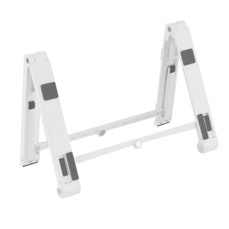 Mini Laptop Stand Adjustable Portable Phone Stand Supports 3 in 1 Laptop Stand for , Mobile Phone Holder: white