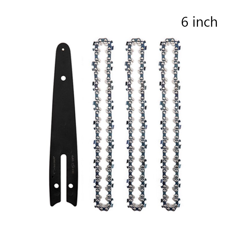 4 6 Inch Chains for 4/6 Inch Electric Saw Chainsaw Chain 6 Inches Electric Saw Parts,4 6 Inch chainsaw guide plate: 6 inch-D