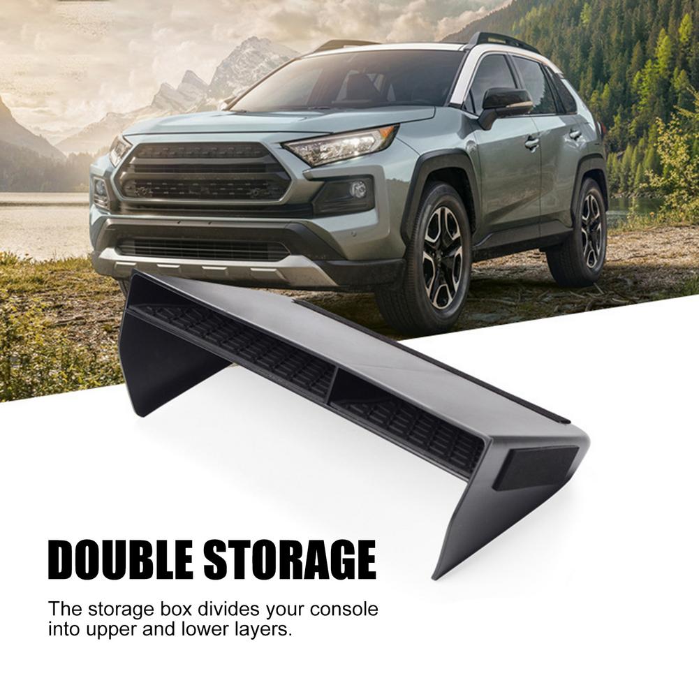 Center Console Organizer ABS Material Insert Tray Gear Shift Secondary Storage Box For Toyota RAV4