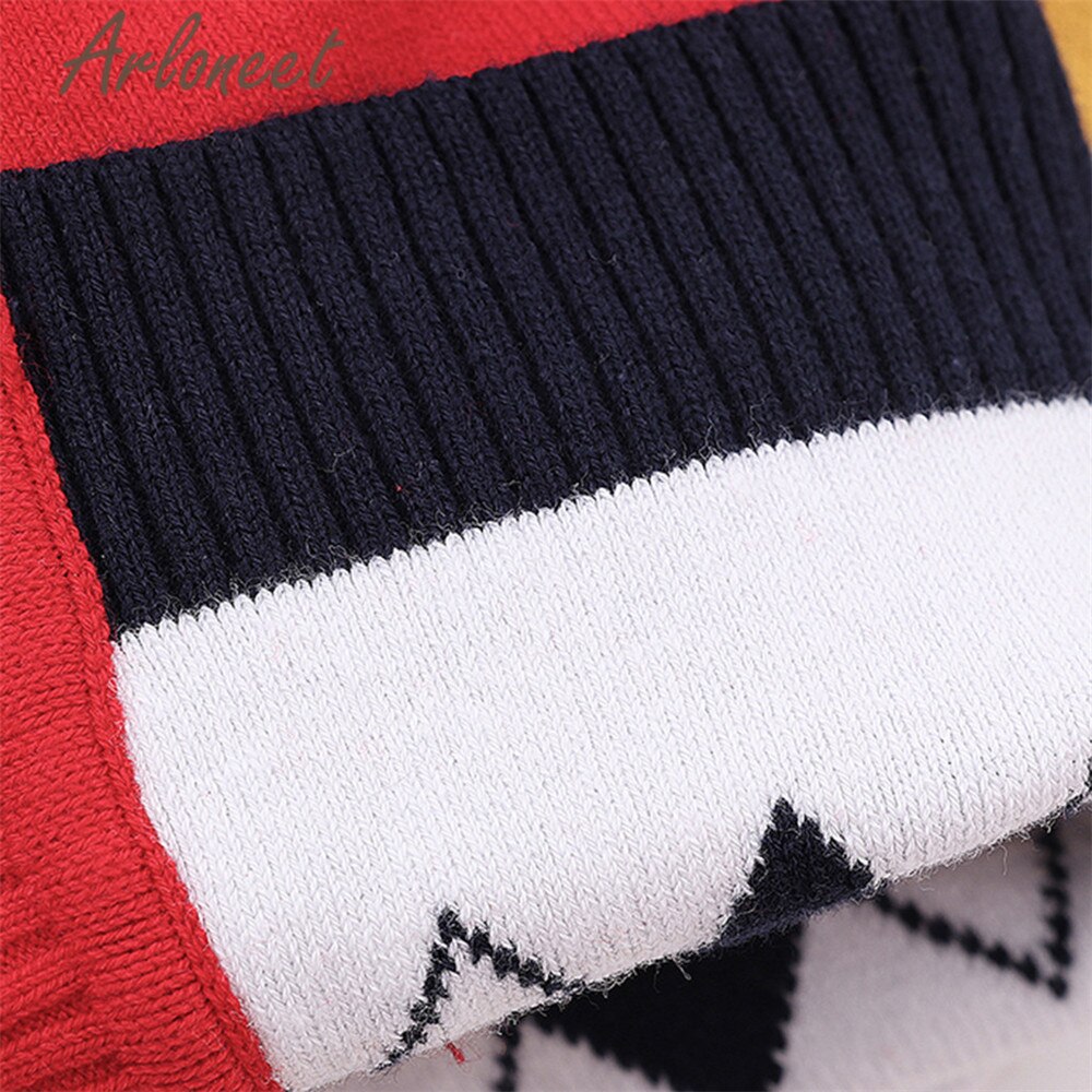 ARLONEET Cotton Coat Newborn Baby Girls Sweater Knit Letter Print Button Outerwear Baby Button Outerwear Winter Boys Jacket