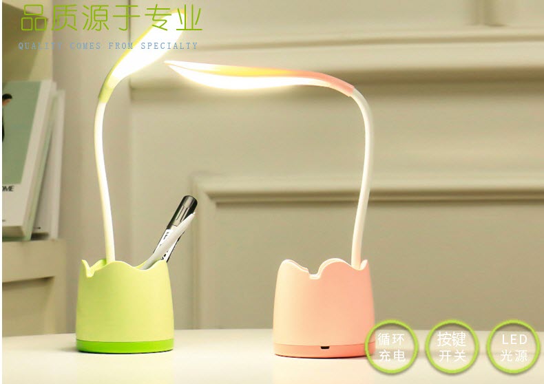 Led Light Studenten Studie Lamp Pretect Ogen En Usb Charge Mini Office Led Lamp