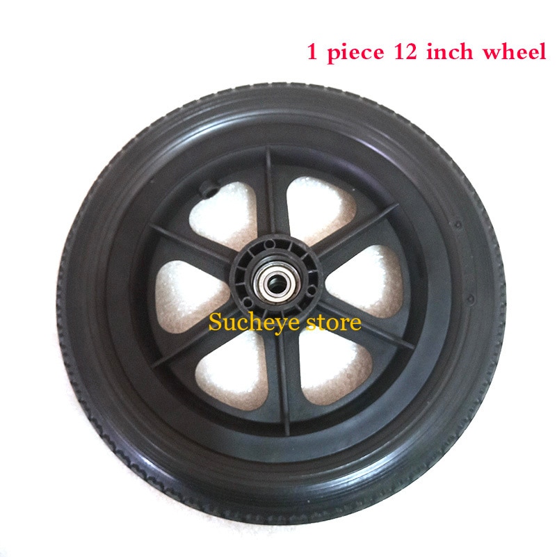12 Inches Rolstoel Wiel 12 1/2X2 1 / 4 Pu Bandenspanning Gratis Wiel Handleiding Rolstoel achterwiel