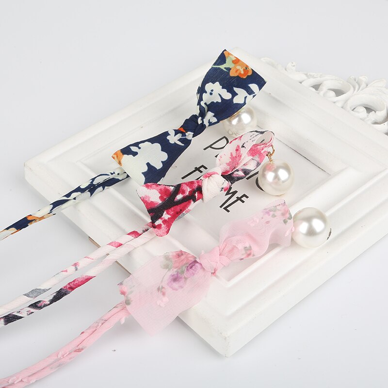 Colgante de perlas y flores para hacer moños, Donut mágico, herramientas de peinado fáciles, productos de peinado, accesorios para el cabello para niñas y mujeres
