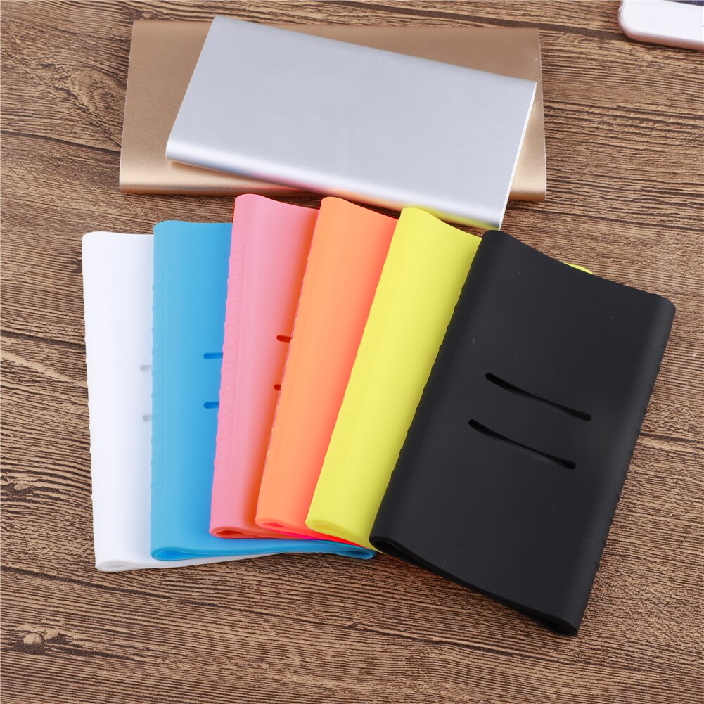 Funda de silicona para Xiaomi Power Bank 2 Generación, 20000mAh, PLM10ZM, funda de goma, bolsas para paquete de batería externa portátil