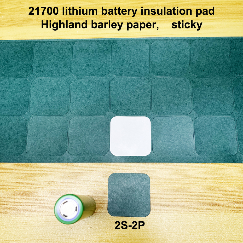 100pcs/lot 21700 lithium battery positive pole insulation pad, barley paper battery insulation surface pad, circular sticker: PURPLE