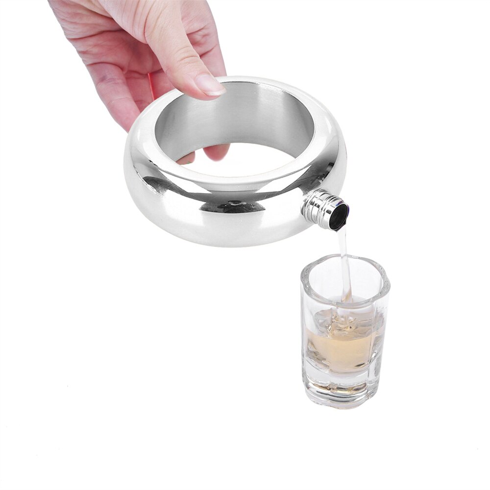 3.5oz Bangle Bracelet Hip Flask With Funnel Stainl... – Grandado