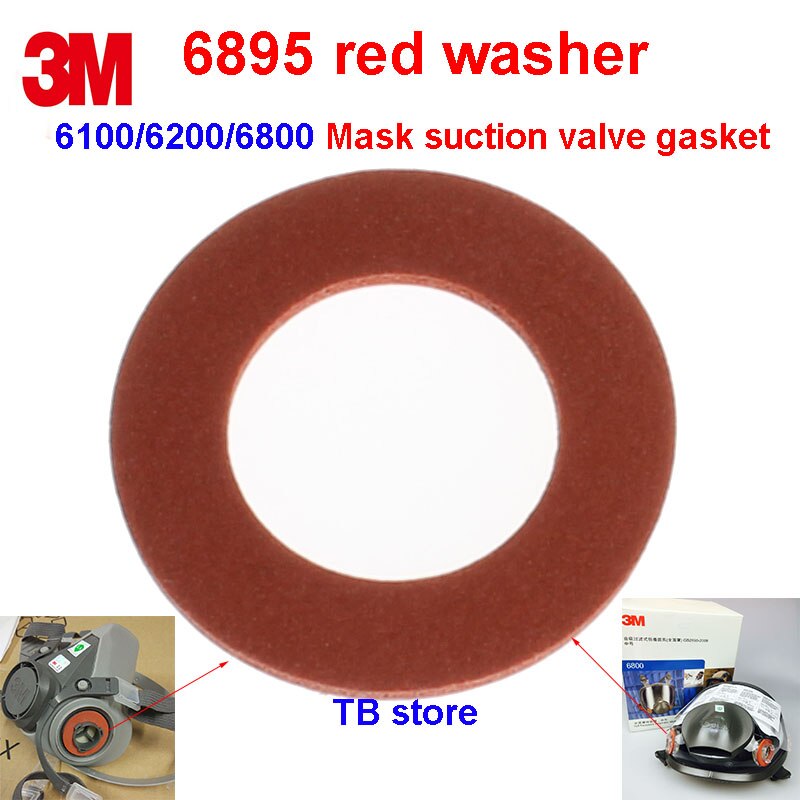 3M 6895 Breathing hole washer 6100/6200/6800 Leakproof Protect the gasket prevent Toxic gas Gasket: 10PCS gasket