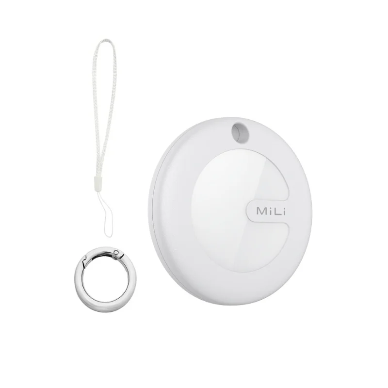 MiLi Mitag Tracker Anti-verloren Bluetooth 5.0 MiNi Smart Locator Positie Kindertassen Portefeuilles Finder Werk met Android Vind mijn apparaat: Black
