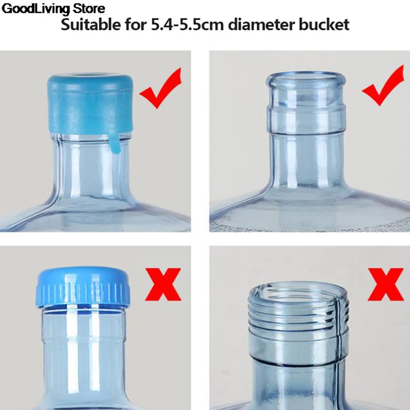 Tappi a scatto per bottiglia d'acqua riutilizzabili bianchi da 5 pezzi per 3 5 galloni